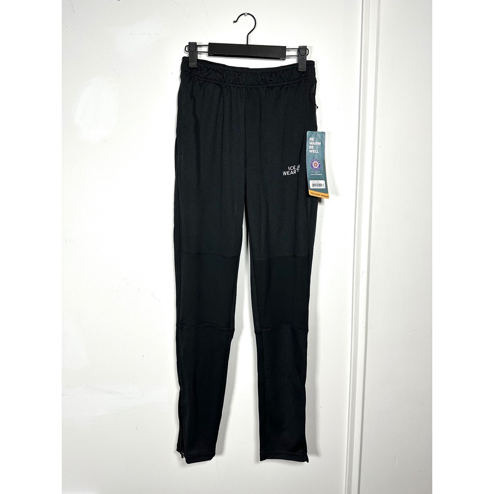 NWT‎ Icewear Iceland Mens XS pants Sandholl black outdoor sporty joggers